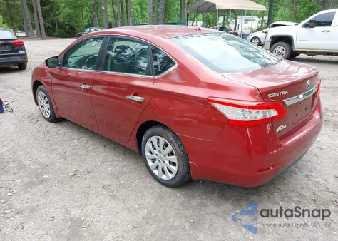 2015 Nissan Sentra Sv из США, поврежденный, VIN 3N1AB7AP4FY373921